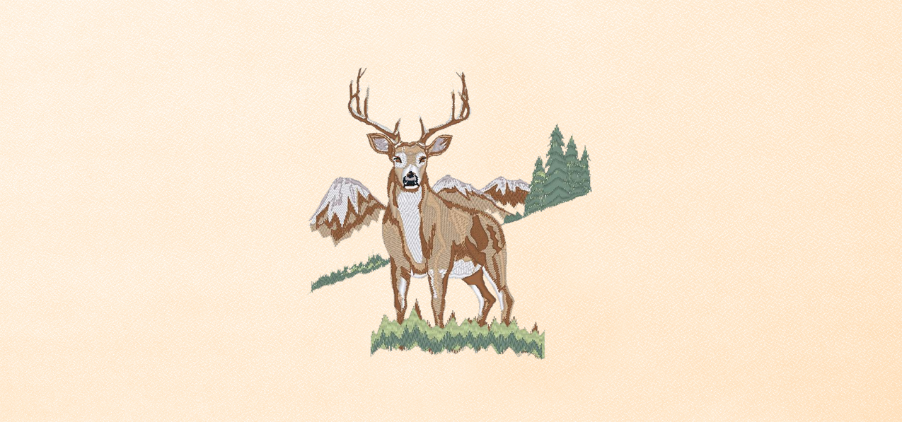 90 5814 Deer Rosetan